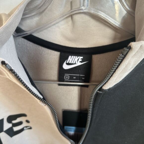 Nike x Eileen Tjan Crop 1/2 Zip Sweatshirt Color Block  Sz M Artist Series NEW - Picture 3 of 8